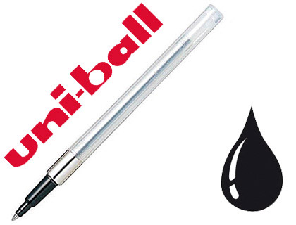 RECHARGE UNIBALL POWER TANK POINTE ACIER INOXYDABLE CRITURE TOUS ANGLES SURFACES HUMIDES CONDITIONS EXTRMES NOIR