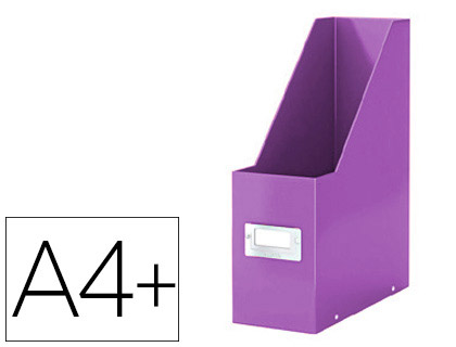 PORTE-REVUES LEITZ CLICK&STORE POLYPROPYLNE PLASTIFI PLIABLE 103X330X253MM PORTE-TIQUETTE COLORIS VIOLET