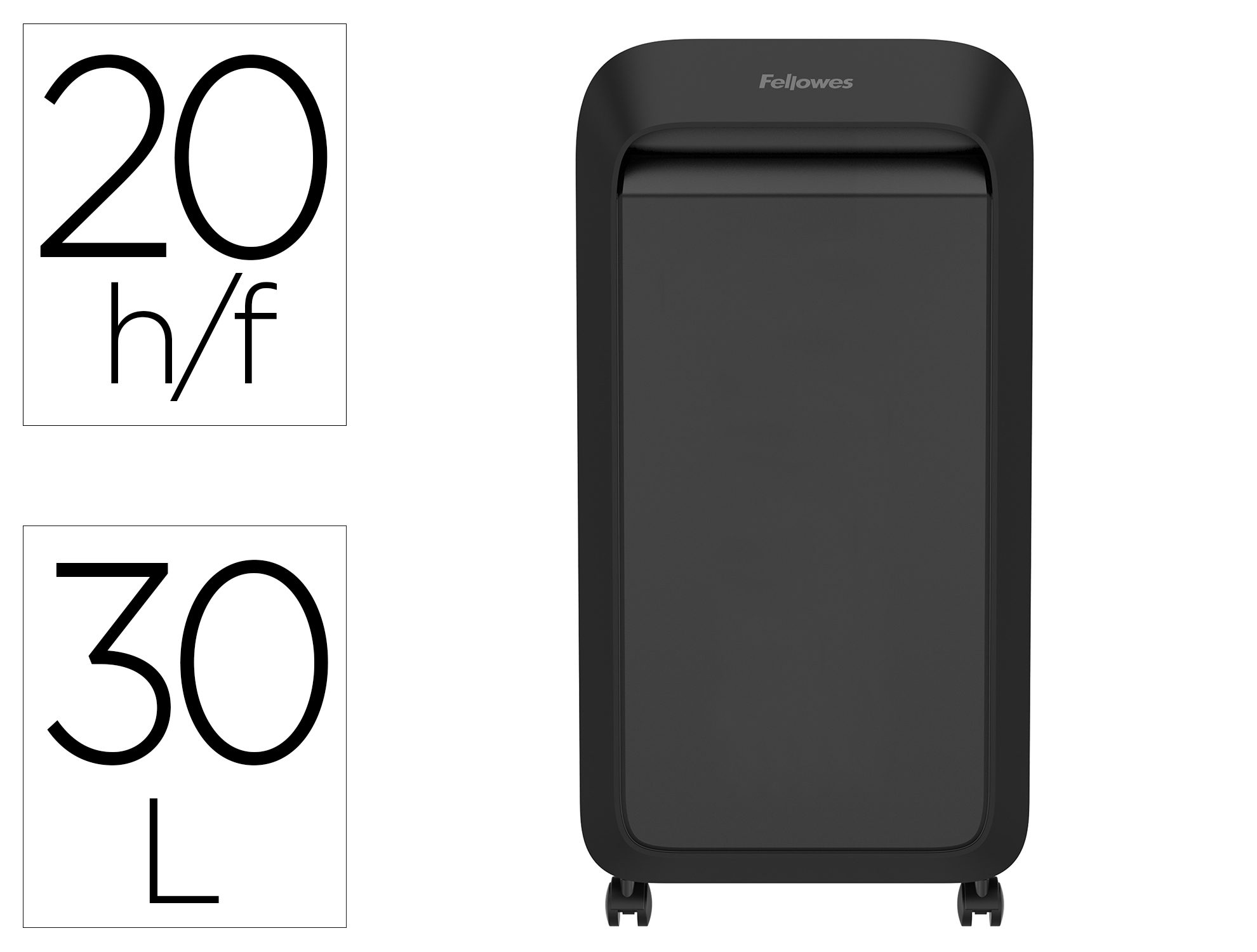 DESTRUCTEUR FELLOWES LX 221 COUPE MICRO 20F SYSTEME       INTELLIBAR 100 POURCENT       ANTIBOURRAGE SAFESENSE