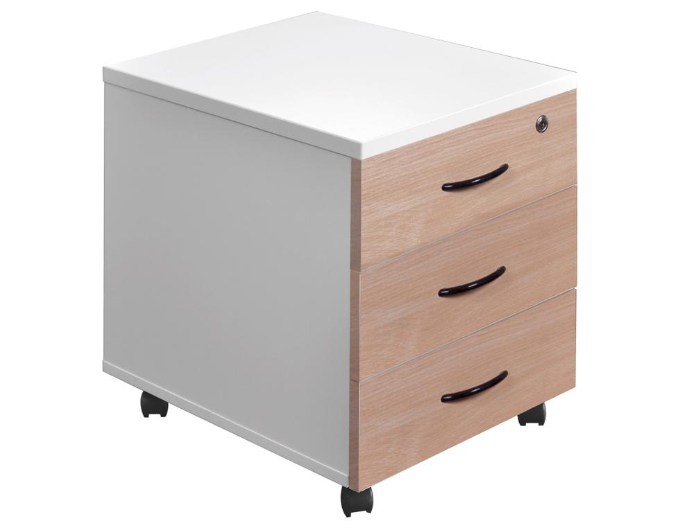 MTI CAISSON MOBILE 3T BLANCHETCAISSON MOBILE 3 TIROIRS MT1 LGANCE