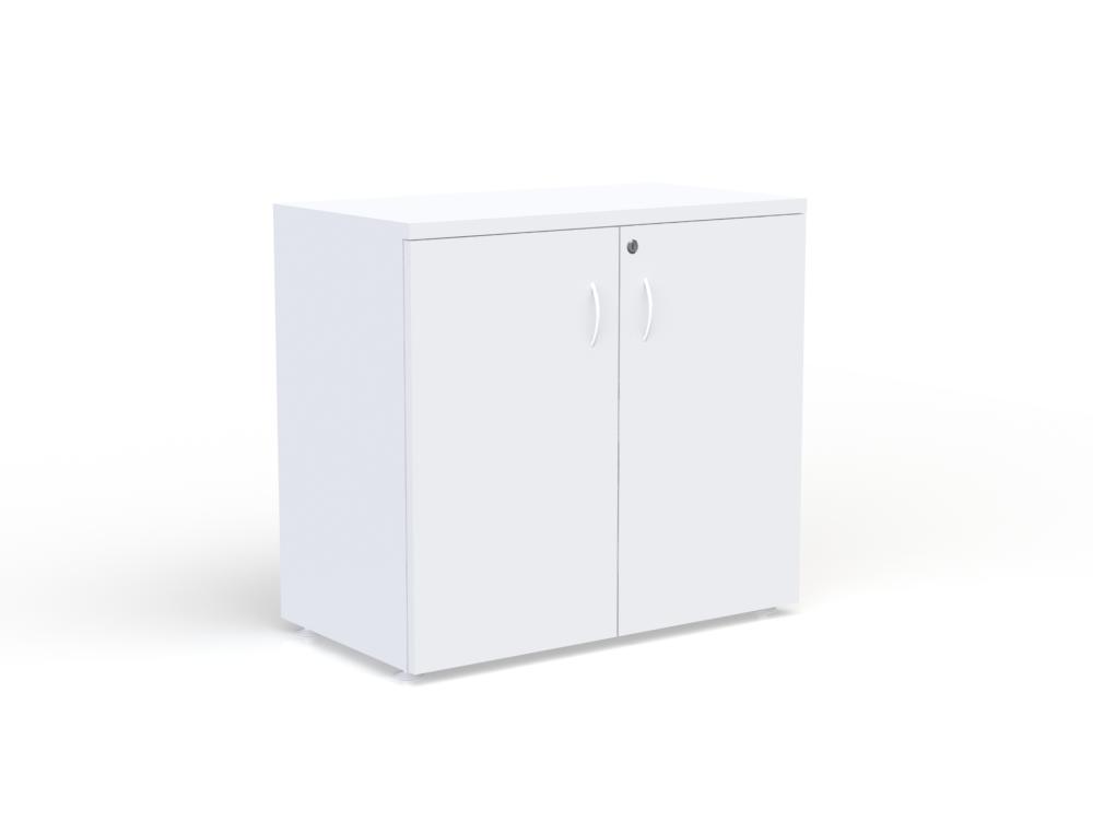 ARMOIRE 2 PORTES H71 BLANC ARMOIRE NATIVE 2 PORTES BATTANTES - 1 TABLETTE - BLANC