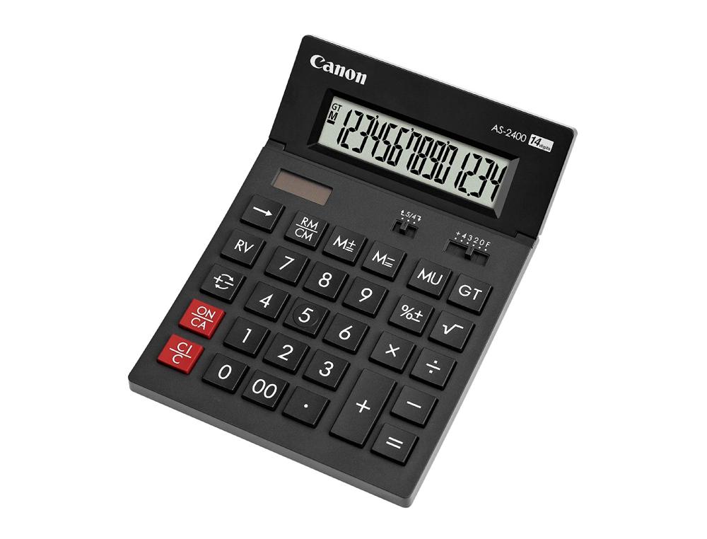 CALCUL.BUREAU AS2400 CANON14CHCALCULATRICE DE BUREAU CANON AS2400 14 CHIFFRES