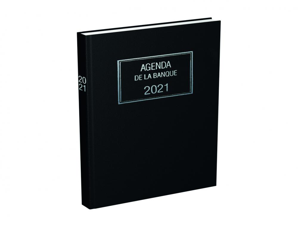 AG.LEC.BANQUE LARGE 1VOL 18X29AGENDA BANQUIER - 18X29CM - 1 VOLUME - NOIR