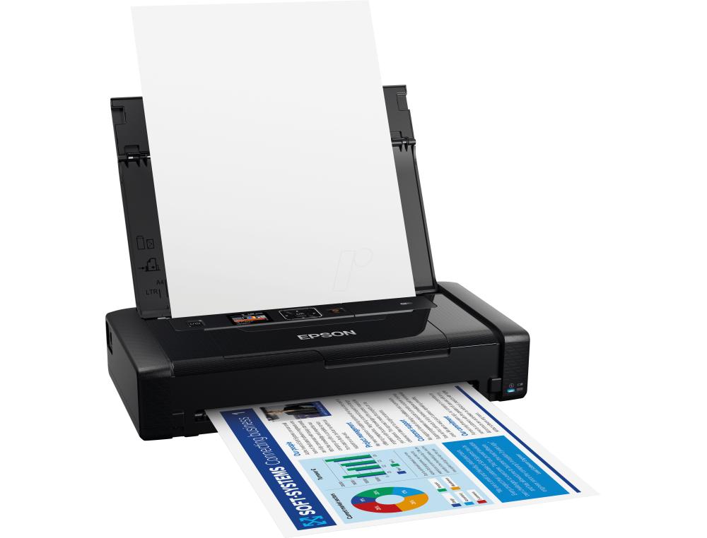 IMP.JE EPSON PORTABLE  WF-110WEpson WorkForce WF-110W, Couleur, 5760 x 1440 DPI, 2, A4, 14 ppm, LCD