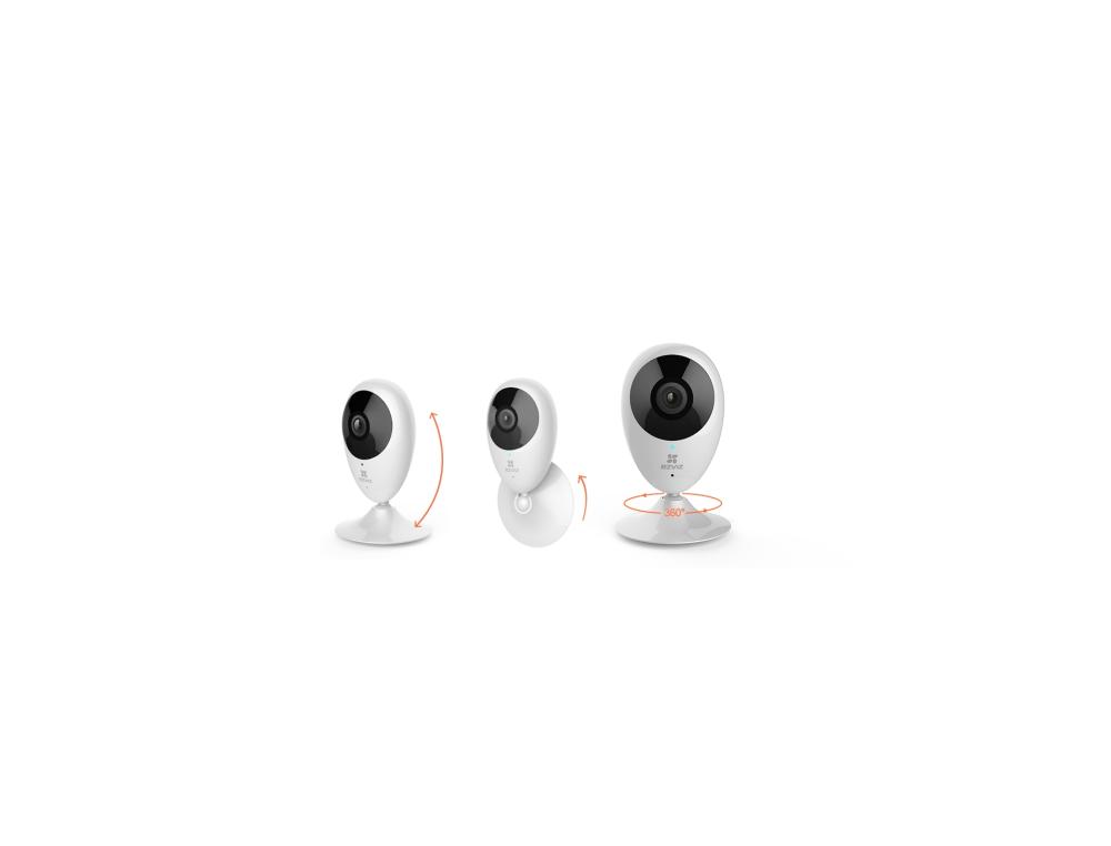 CAMERA DE SURVEILLANCE WIFI EZCAMRA DE SURVEILLANCE D'INTRIEUR WIFI EZVIZ - BLANC