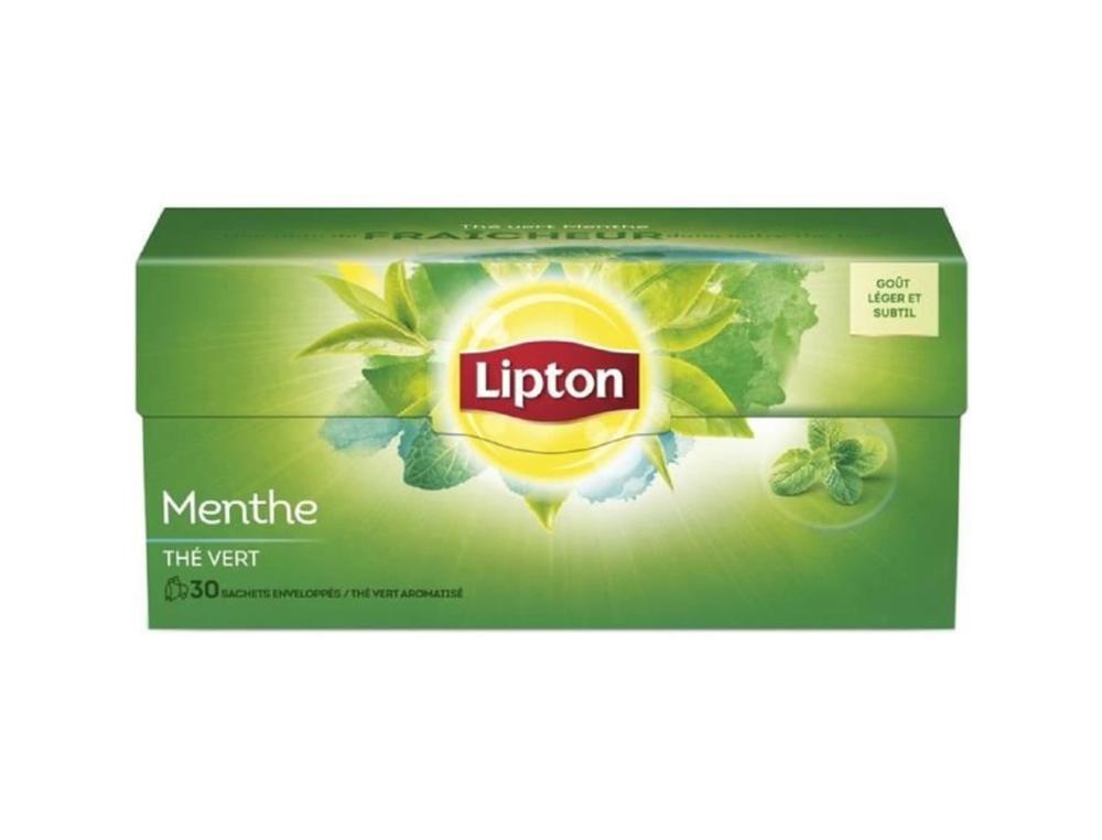 THE VERT MENT.LIPTON SAC.FRA.BTH LIPTON - BOTE DE TH  LA MENTHE