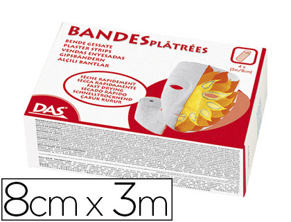 BANDE PLTRE DAS 8CMX3M BOTE 20 UNITS